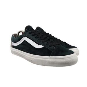 Vans Shoes Womens 9.5 Sneakers Old Skool Leather Low Lace Up Skate Mens 8 Black